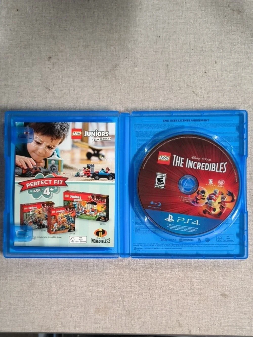 Sony PS4 LEGO The Incredibles Video Game - Blue Case